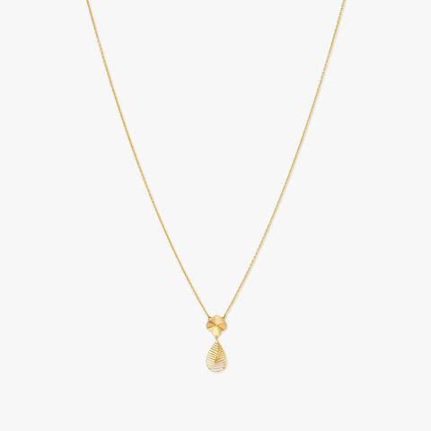 Petal Drop Gold Necklace