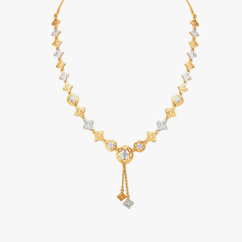 Charming Floral Necklace Set