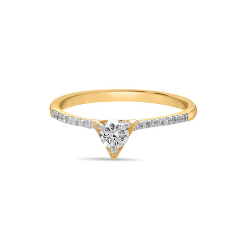 Heartstrings Solitaire Finger Ring