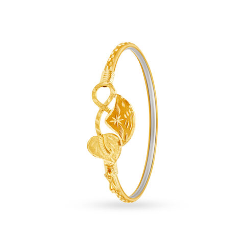 Dazzling Gold Bangle