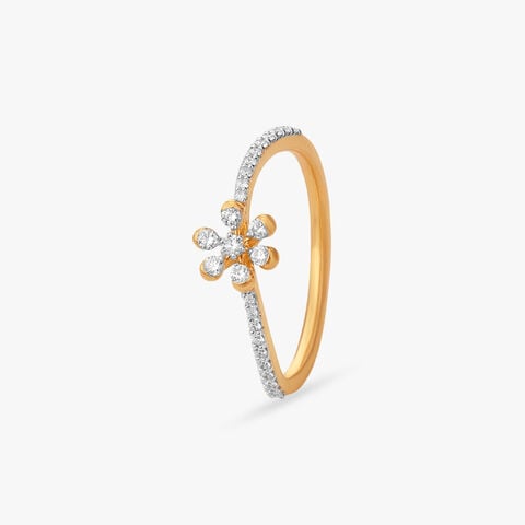 Petal Spark Diamond Ring