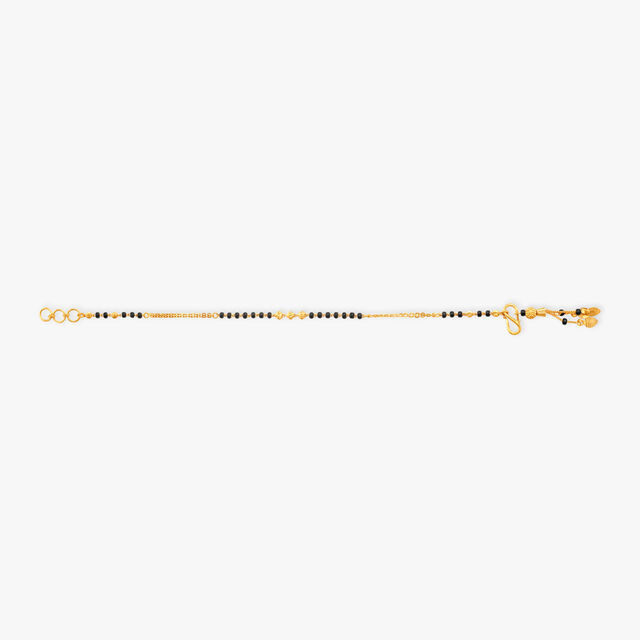 Mangalsutra bracelet gold clearance