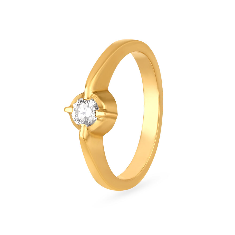 Charming Diamond Finger Ring