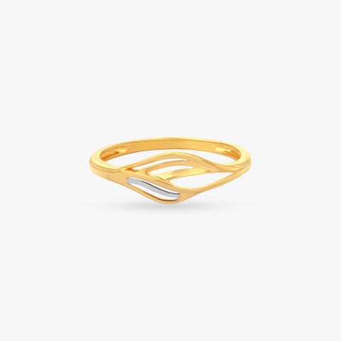 Willow Flow Gold Finger Ring