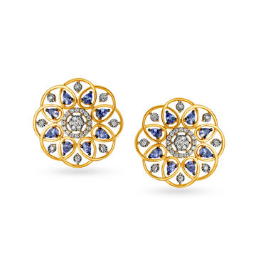 Captivating Traditional Diamond Stud Earrings