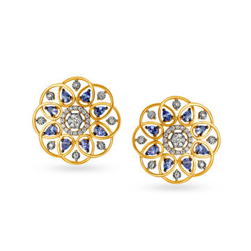 Captivating Traditional Diamond Stud Earrings