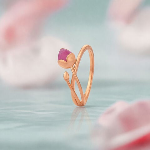 Blooming Drift Gold Ring
