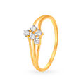 Artistic Five Stone Diamond Finger Ring,,hi-res image number null