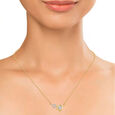 14KT Yellow Gold Apple Of My Eye Diamond Pendant With Chain,,hi-res image number null
