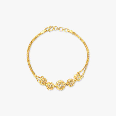 Bloom Links Gold Bracelet