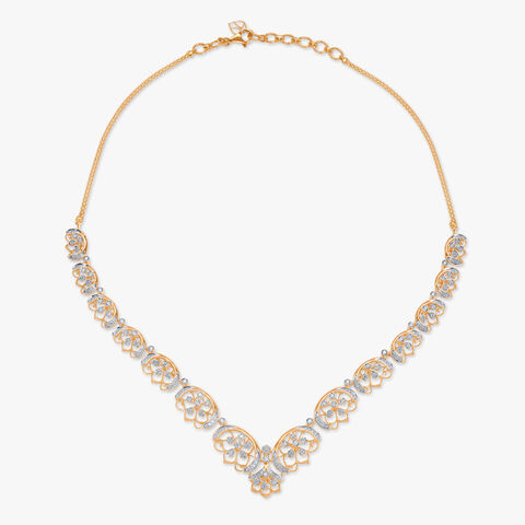 Crown Verse Diamond Necklace Set