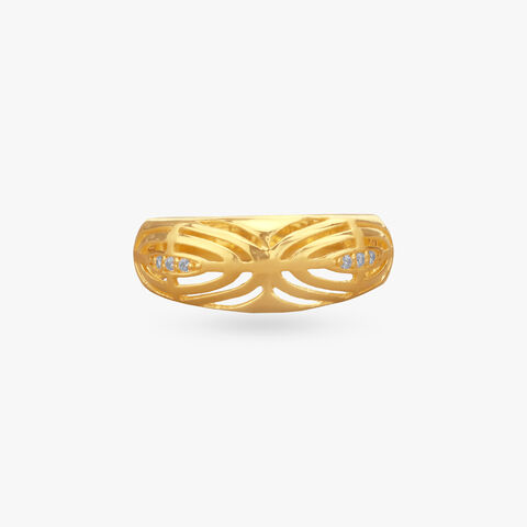 Luxe Stream Gold Ring