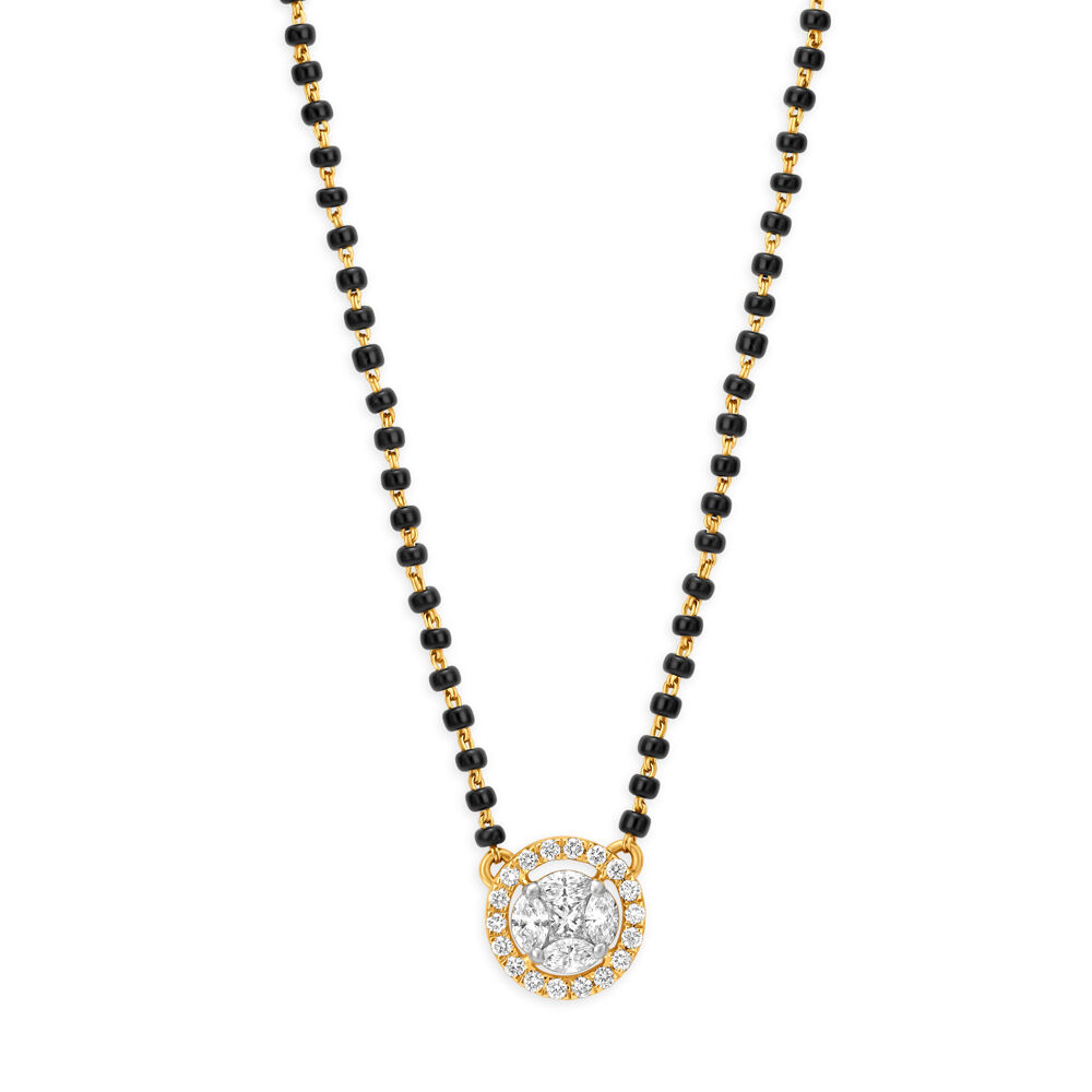 Tanishq discount mangalsutra diamond