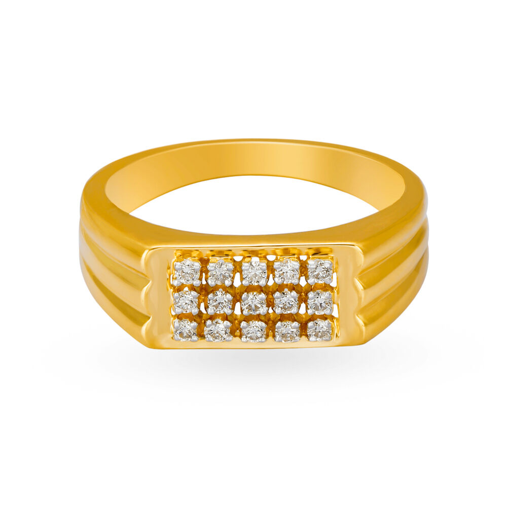 Tanishq mens rings top diamond