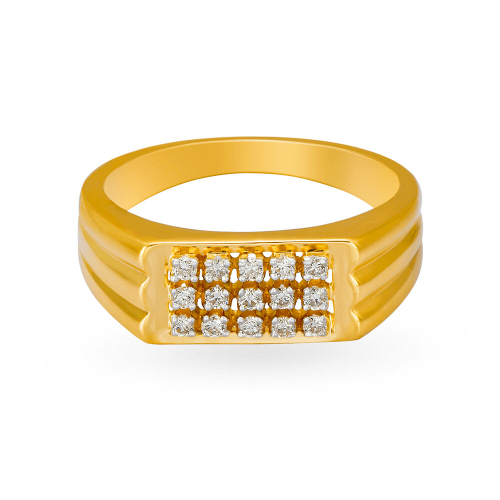 Traditional Eternity Diamonds Gold Finger Ring