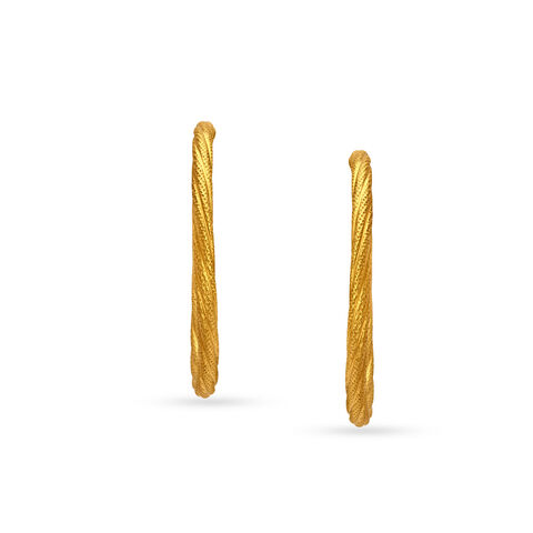 Stunning Gold Hoop Earrings