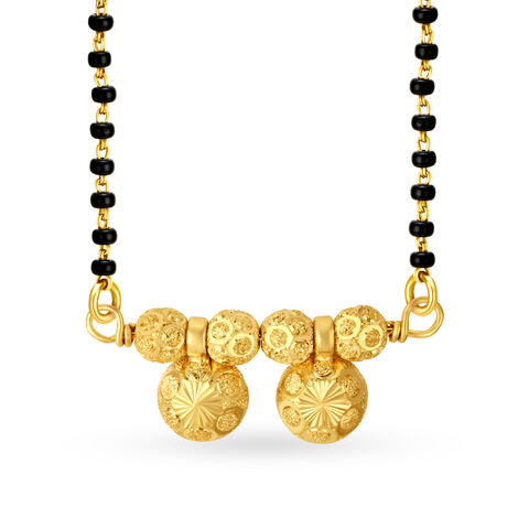 Traditional 22 Karat Yellow Gold Mangalsutra Pendant