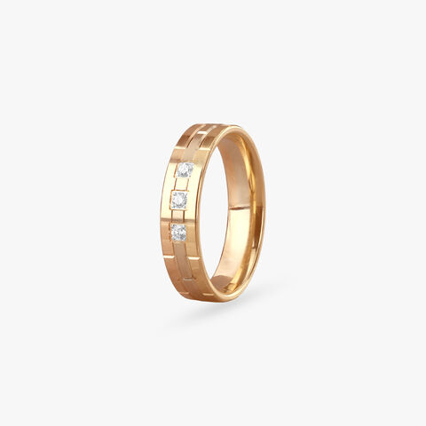 Triple Triumph Diamond Ring for Men