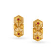 Mesmerising Floral Pendant and Earrings Set,,hi-res image number null
