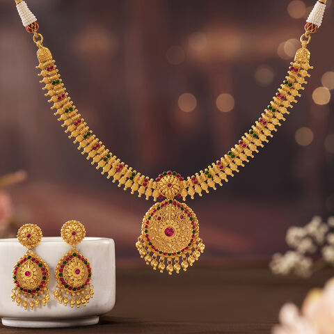Opulent Gold Kemp Necklace Set