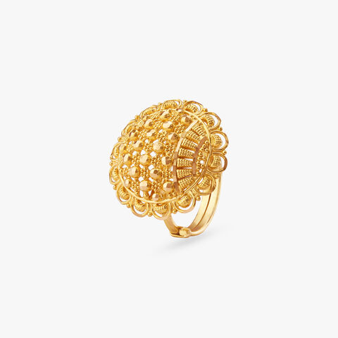 Imperial Petals Gold Ring