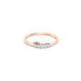 14 KT Rose Gold Pretty Diamond Ring,,hi-res image number null