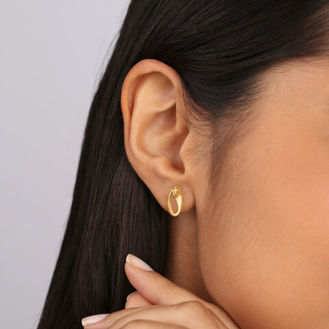 Luminous Path 14KT Shooting Star Stud Earring