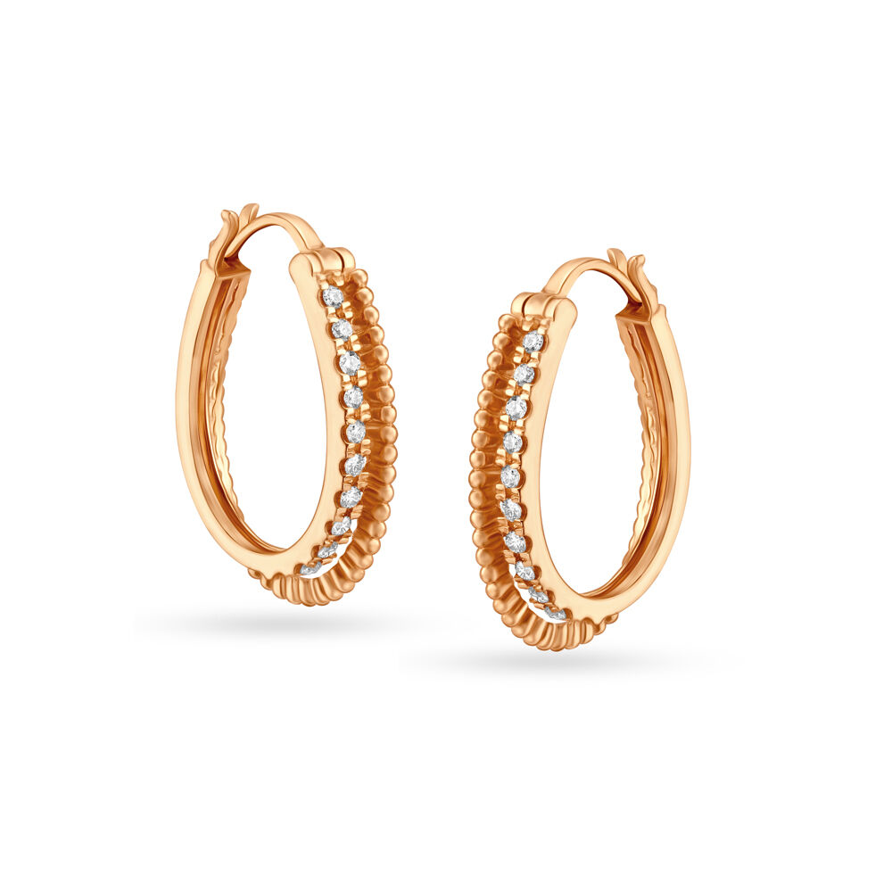 Showroom of 22kt gold small latkan earring | Jewelxy - 163064