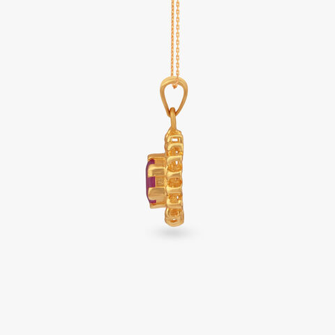 Royal Bloom Gold Pendant