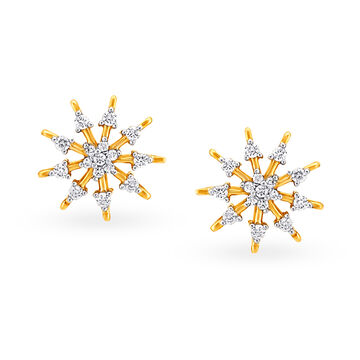 Attractive Diamond Stud Earrings