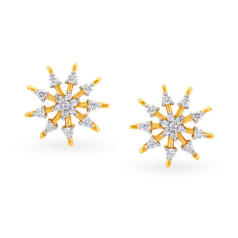 Attractive Diamond Stud Earrings
