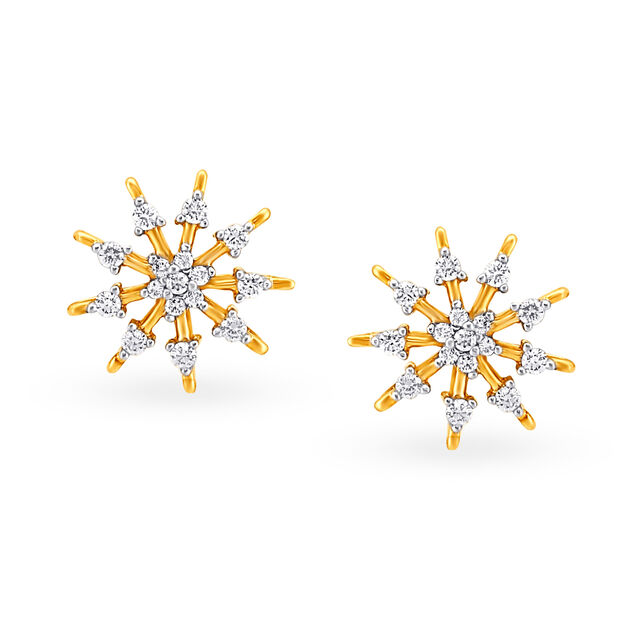 Attractive Diamond Stud Earrings,,hi-res image number null