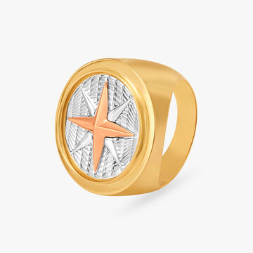 Sharp Compass Ring for Men