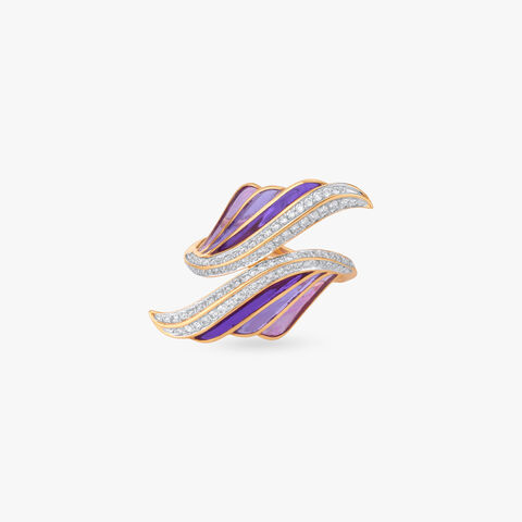 Chromatic Flight Diamond Ring