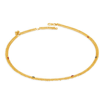 Bead Work Gold Hip Chain For Kids