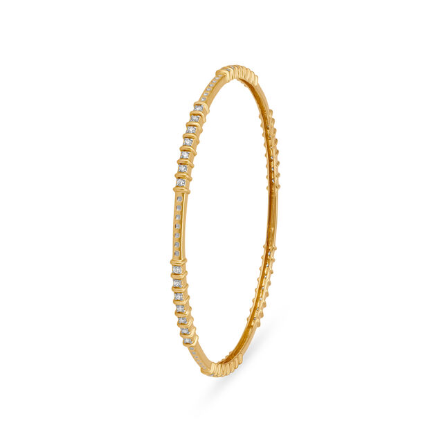 Mesmerising Slender Diamond Bangle,,hi-res image number null