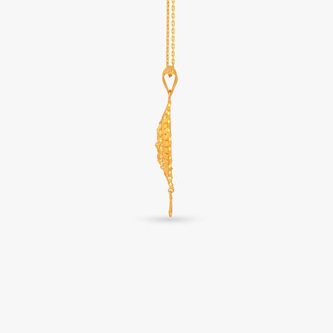 Timeless Bloom Gold Pendant