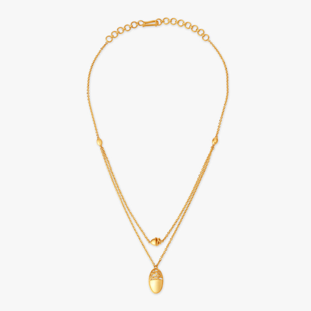 Refined Layered Necklace Set Tanishq Online Store