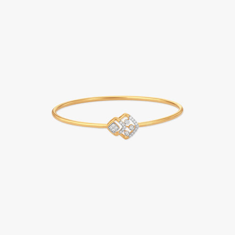 Floating Spark Diamond Bangle