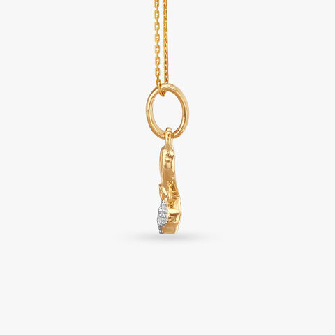 Tiny Wings Diamond Pendant For Kids