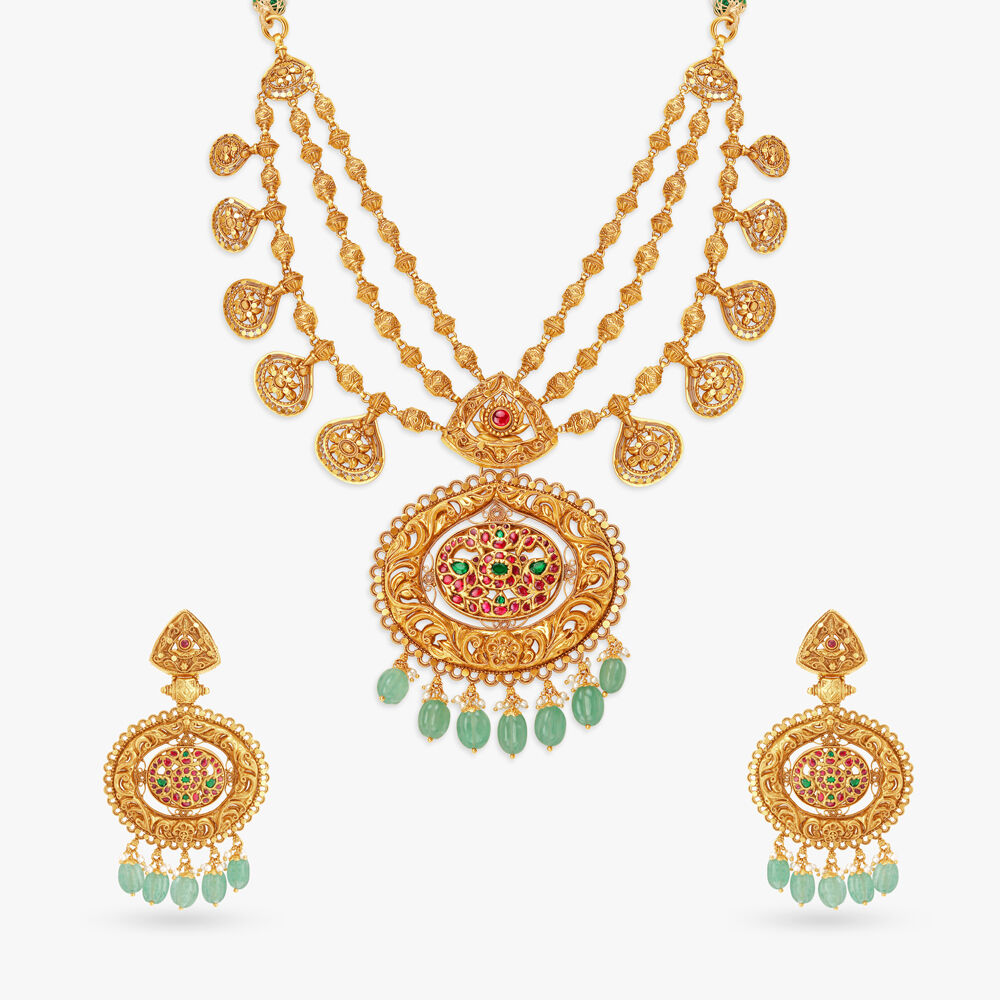Tanishq layered necklace on sale