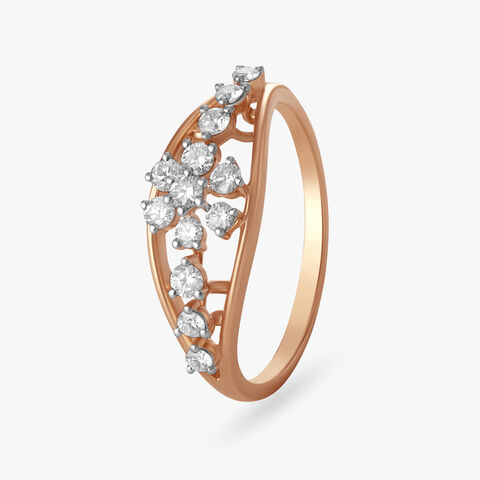 Timeless Flower Diamond Ring