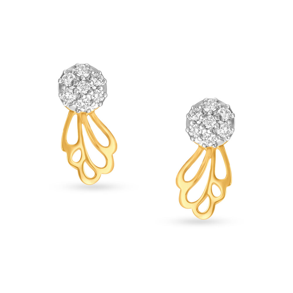 Adorable Gold Stud Earrings for Kids