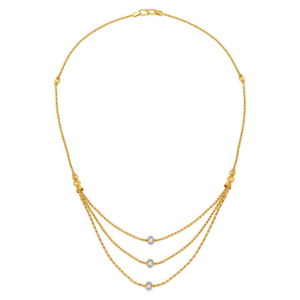 Tanishq simple gold chain top