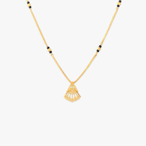 Fan Pendant Mangalsutra