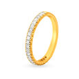 Slender Shimmering Diamond Ring,,hi-res image number null
