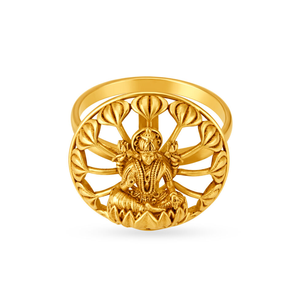 Buy Quality Three Flower Bud Gold Ring Design In Pune | forum.iktva.sa