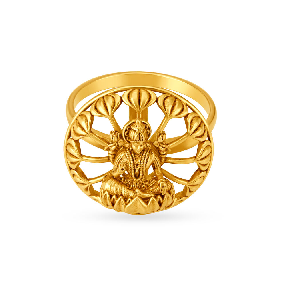 KARATCRAFT Vibhuti Laxmi Ring 22kt Yellow Gold ring Price in India - Buy  KARATCRAFT Vibhuti Laxmi Ring 22kt Yellow Gold ring online at Flipkart.com