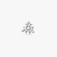Cute Chic Gold and Diamond Nose Pin,,hi-res image number null