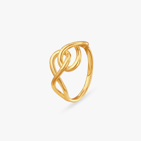 Twisted Harmony Gold Ring